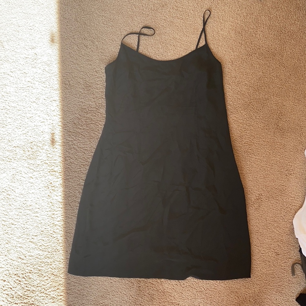 Silk black dress